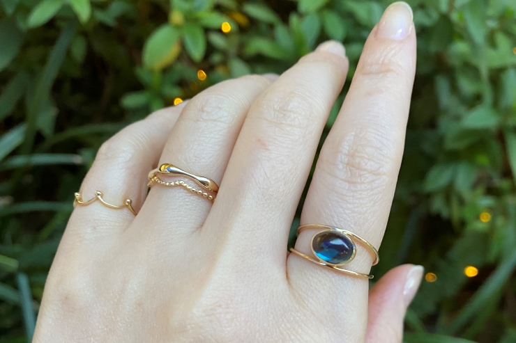ロンドンブルートパーズ新作リング – 誕生石ジュエリーのリングや指輪 